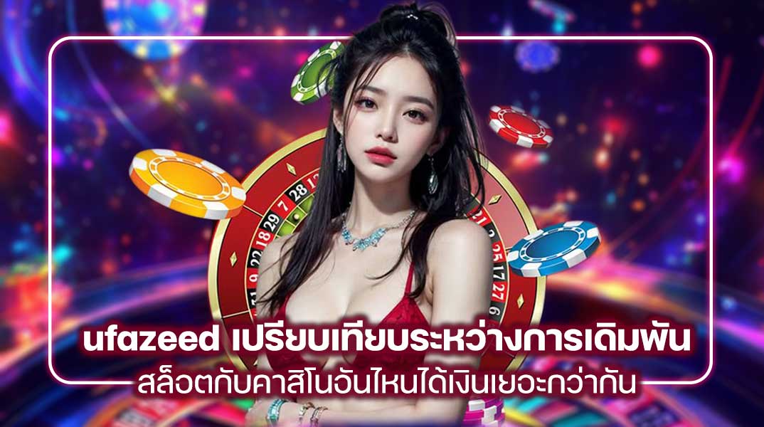 ufazeed เปรียบเทียบระหว่างการเดิมพันสล็อตกับคาสิโนอันไหนได้เงินเยอะกว่ากัน